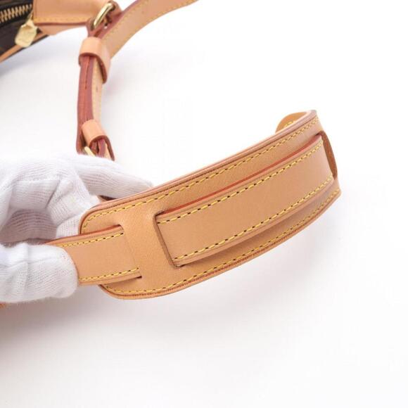 LOUIS VUITTON Brown Monogram Leather Boulogne PM Shoulder Bag - Picture 9 of 10